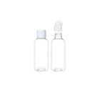 Plastic Oil Bottle Tiptop Cap 50ml Transparent 2 Pieces