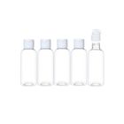 Plastic Oil Bottle Tiptop Cap 50ml Transparent 5 Pieces