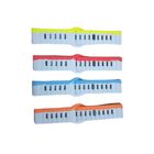 Dual Color Silicone Strap Watch Band Pin Lock Ash & blue 20mm 1 Piece