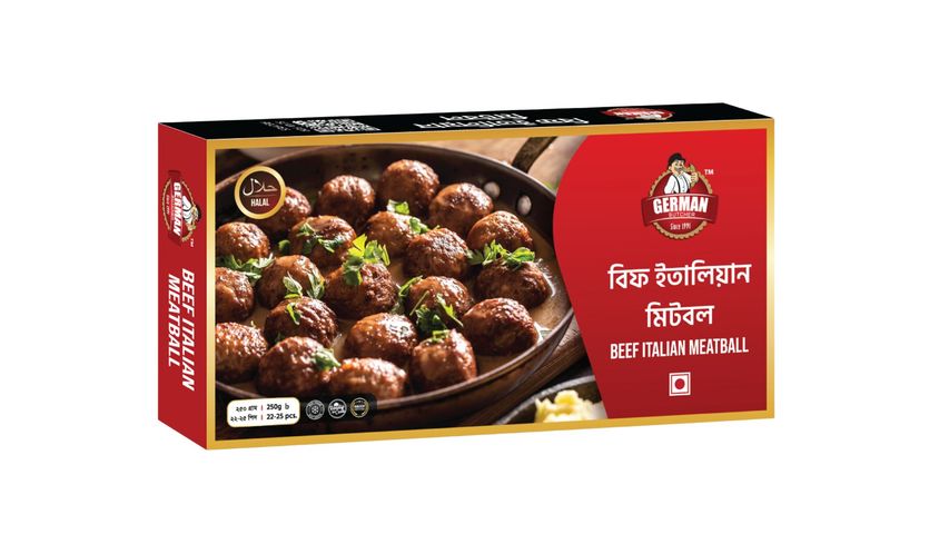 German Butcher Beef Italian Meatball 22-25 Pieces 250g