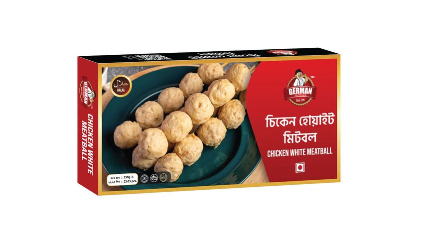 German Butcher Chicken White Meatball 22-25 Pieces 250g