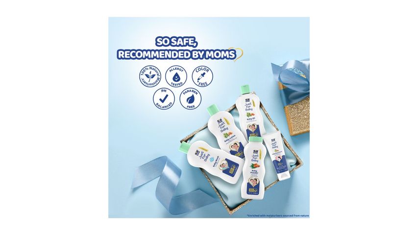 Parachute Just for Baby Baby Gift Box 450ml (Powder + Oil + Lotion + Wash + Face Cream)