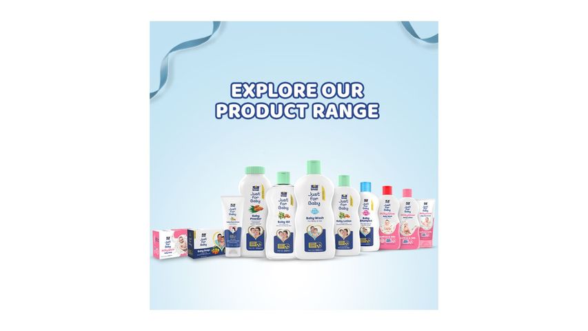 Parachute Just for Baby Baby Gift Box 450ml (Powder + Oil + Lotion + Wash + Face Cream)
