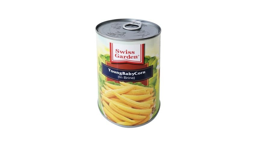 Swiss Garden Young Baby Corn 400g ± 25g