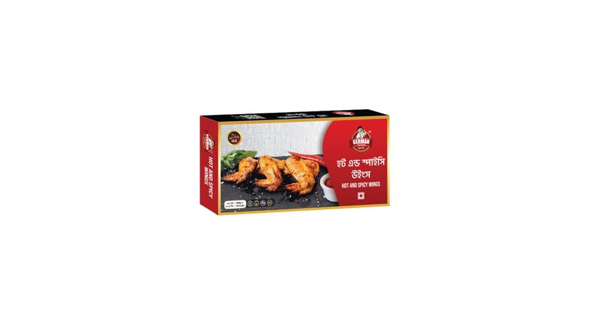German Butcher Hot & Spicy Wings 400g