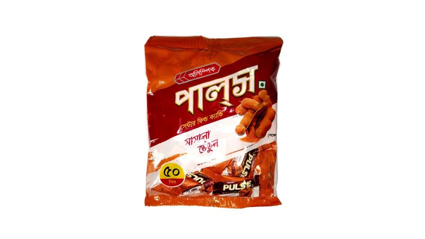 Olympic Pulse Masala Tetul Candy Pouch Pack 50pcs 180g