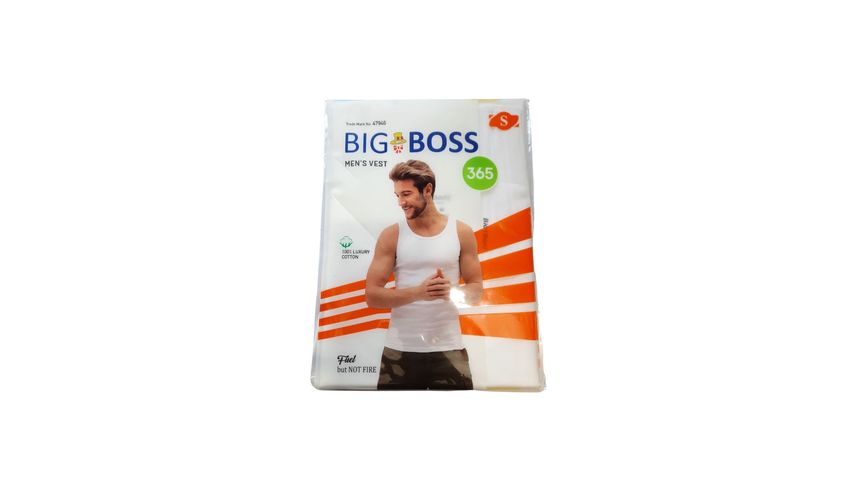 Big Boss Mens Vest (Assored) S 1 Piece