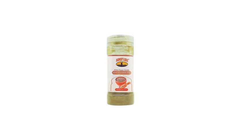 Farmer's Gold White Pepper Powder (Shada Goal Morich Gura) 100g