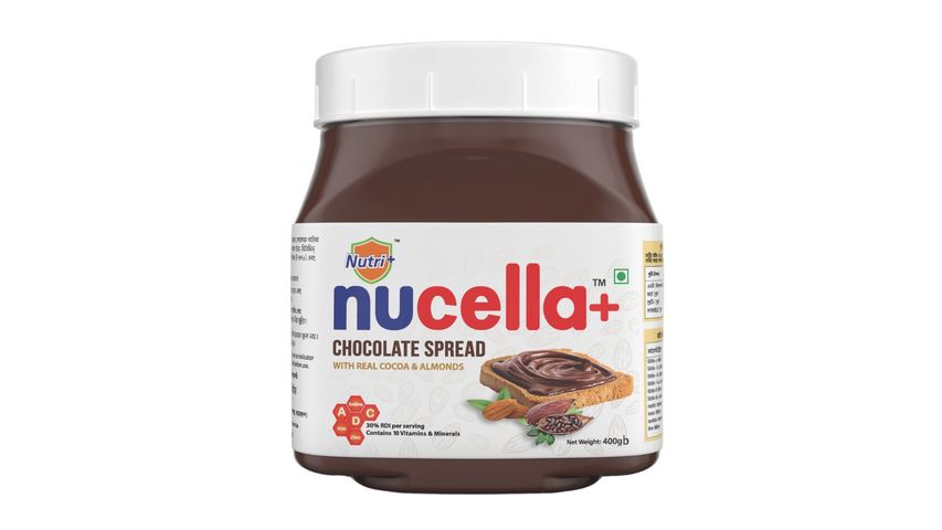 Nucella+ Chocolate Bread Spread Cocoa & Almonds 400g
