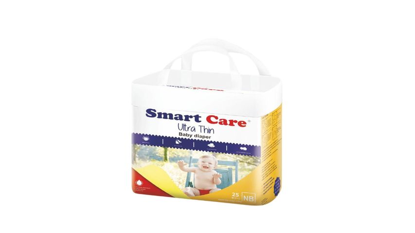 Smart Care Baby Belt Diaper New Born Ultra Thin 25 Pieces