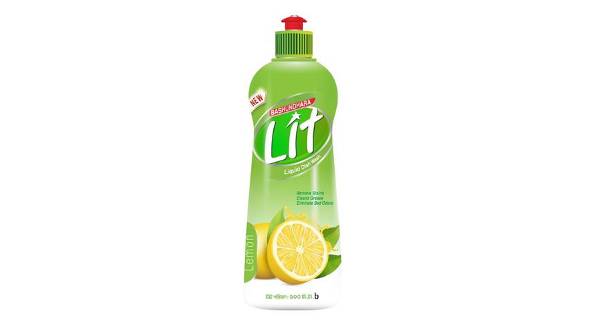 Lit Dish Wash Jar Lemon 500 Ml