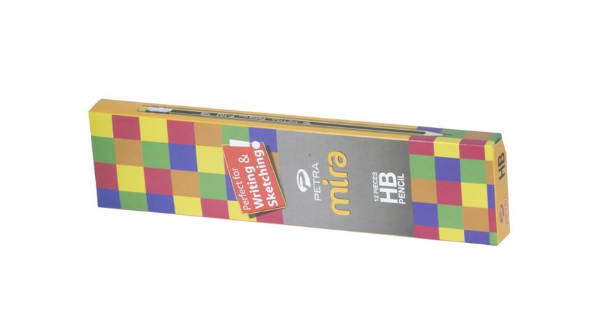 Petra Mira Rubber Tip Pencil Hb 1 Box