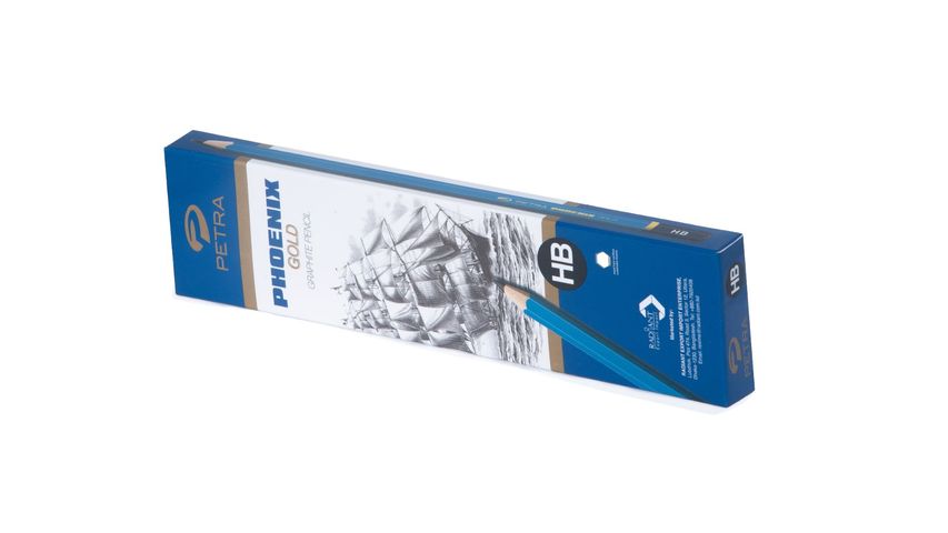 Petra Phoenix Gold Graphite Pencil Hb 1 Box