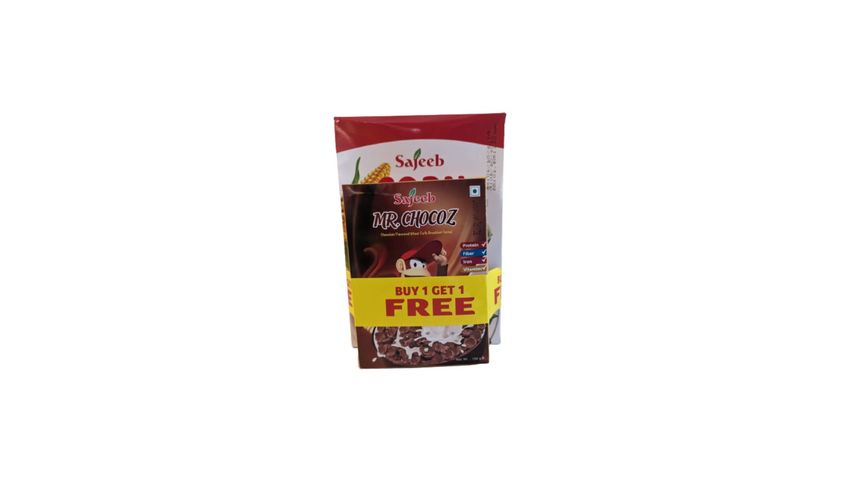 Buy 1 Sajeeb Corn Flakes 200g & Get Free Sajeeb Mr. Chocoz 100g 1 Piece