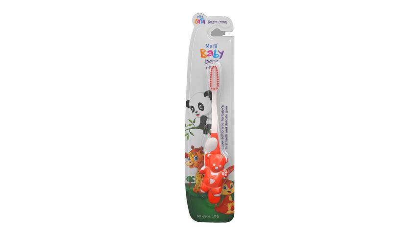 Meril Baby Tooth Brush Panda Assorted Color 1 Piece