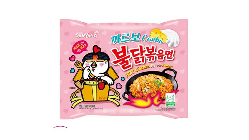Samyang Buldak Carbonara Hot Chicken Flavour Ramen 130g