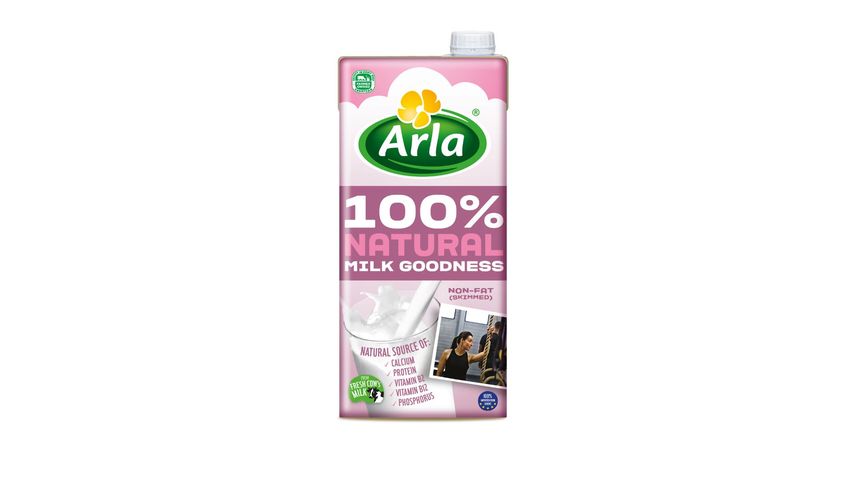 Arla UHT Milk Non Fat Skimmed 1L