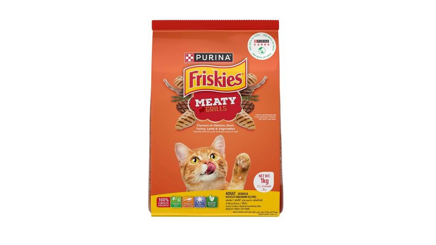 Friskies Springsteen Meaty Grills Dry Cat Food 1kg