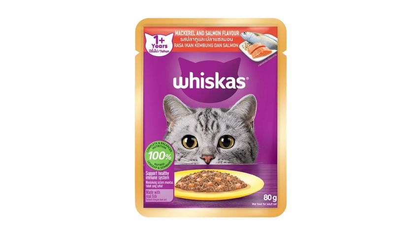 Whiskas Salmon Mackerel 80g