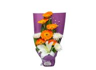 Stand Flower Oster Gerbera And Lilly 1 Bouquet