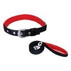 Smarty Pet Nylon Padded Dog Collar & Leash Multicolor 1pc