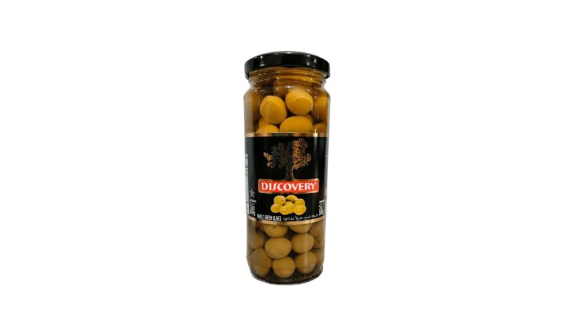 Discovery Whole Green Olives 340g