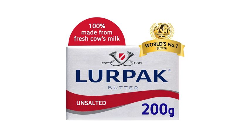 Lurpak Unsalted Butter 200g