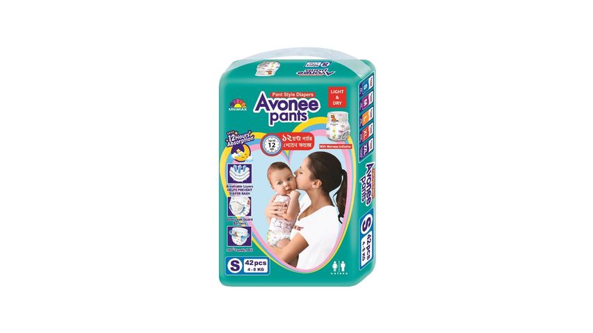 Avonee Pants S 4-8kg 42pcs