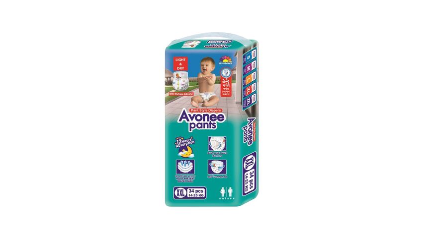 Avonee Pants XXL 14-25kg 34pcs