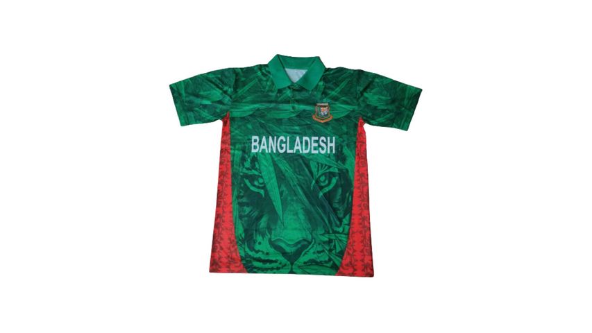 Bangladesh Cricket Team Premium Jersey Tiger Print Design Size M 1 Piece