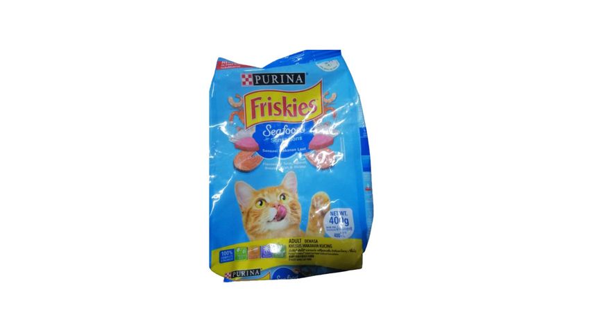 Purina Friskies Seafood Sensations Dry Cat Food 400g