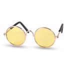 Sunglasses For Lovely Pet Cat & Dog Yellow 1 Piece