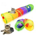 Rainbow Cat Play Tunnel Toy Collapsible 1 Piece