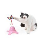 Octopus Shape 360 Rotating Flying Butterfly Funny Exercise Electric Cat Toy 1 Piece
