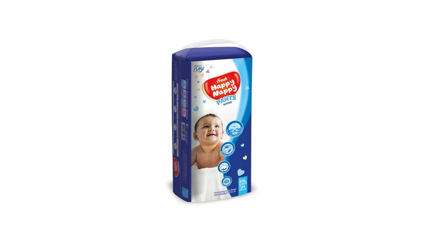 Fresh Happy Nappy Pants Diaper 12-25kg XXL 24 Pieces