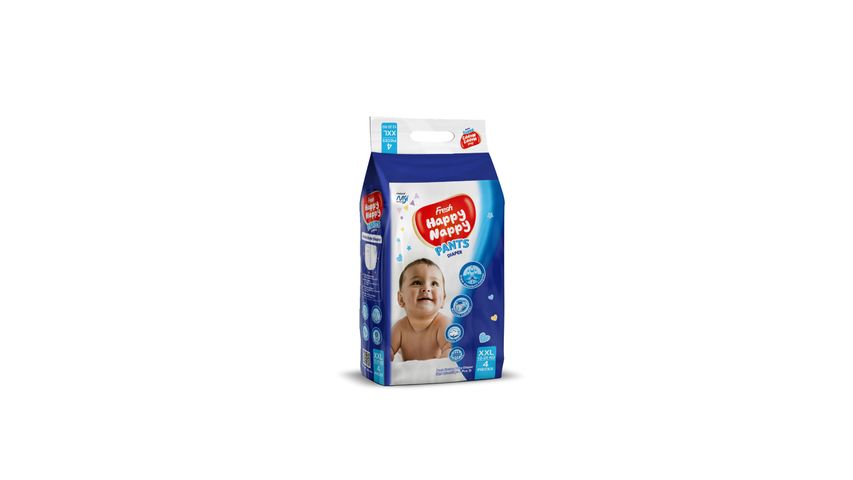 Fresh Happy Nappy Pants Diaper 12-25kg XXL 4 Pieces