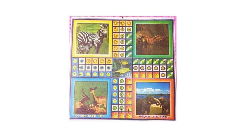 Ludo Board Small Assorted 1pc