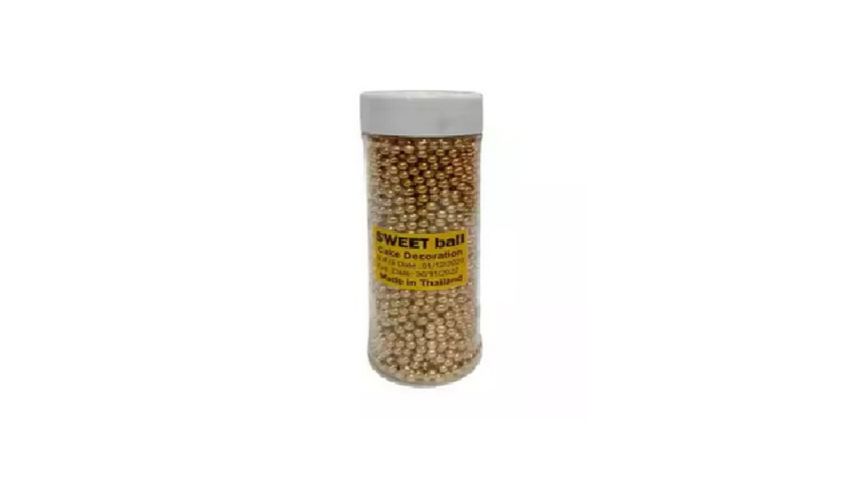 Sweet Ball Golden Decoration Topping 150g