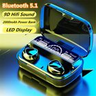 M10 TWS Wireless Bluetooth Headset Touch Control Digital Display Panel Version 5.1 1 Piece