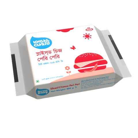 Aarong Dairy Sliced Cheese Peri Peri 204g