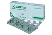 Losart 50 mg | 1 strip containing 10 tablets - OPL3857