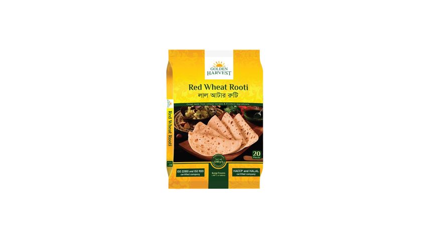 Golden Harvest Red Wheat Rooti 20 Pieces 1200g