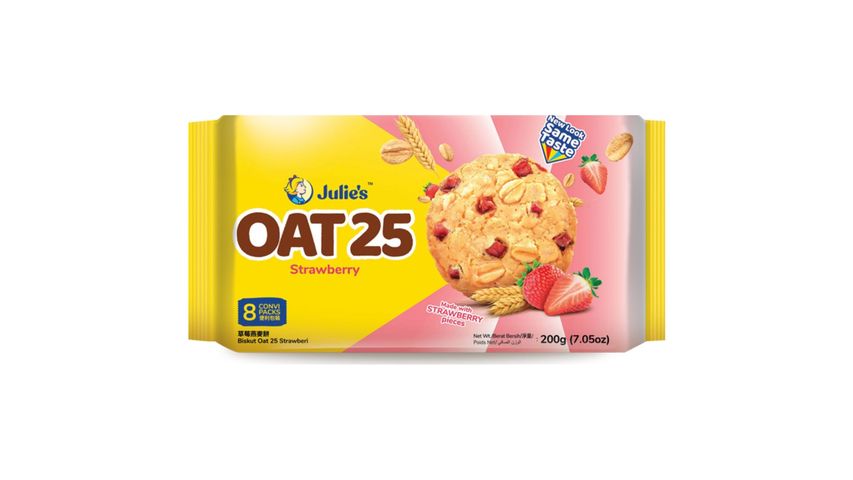 Julie's Oat 25 Cookie Strawberry 200g