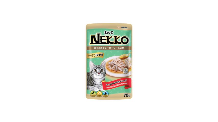 Nekko Cat Food Tuna Topping Chicken In Gravy 70g