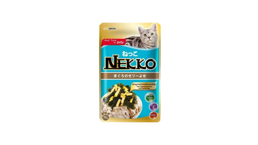 Nekko Cat Food Tuna Topping Seaweed & Steamed Egg 70g