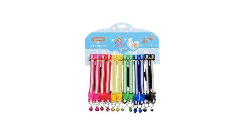 Pet Collars Striped Print Assorted 1 Piece