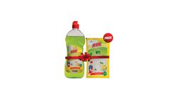 Buy 1 Rok Lemon Dishwashing Liquid 750ml & Get Free Rok Dishwashing Liquid Refill 250ml 1 Piece