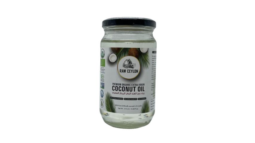 Raw Ceylon Premium Organic Extra Virgin Coconut Oil 310 Ml
