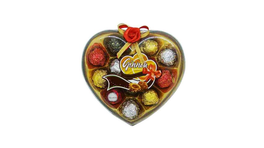 Ginnou 113 Chocolate Heart Box 132g