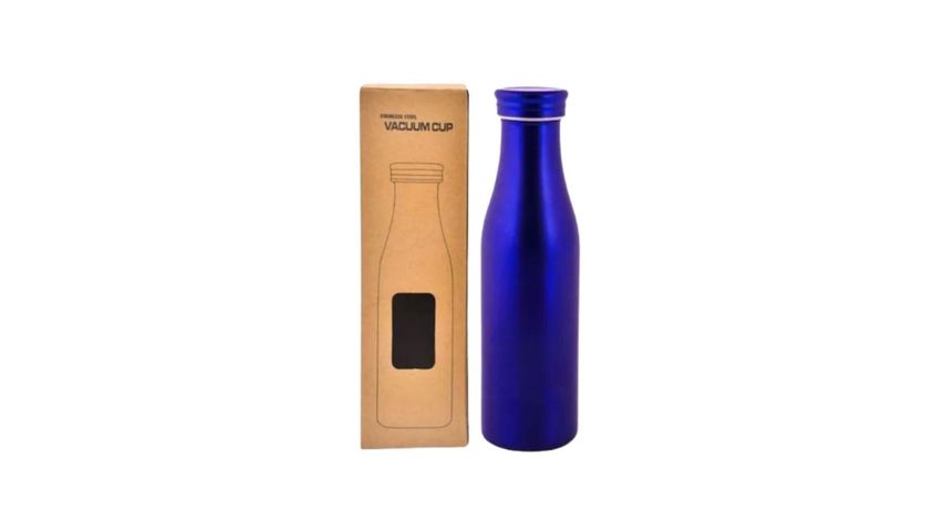 Stainless Steel Vacuum Cup Blue (Assorted) 500ml